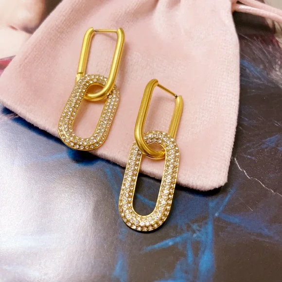 18k Gold Plated Earrings - Picture 4 of 4